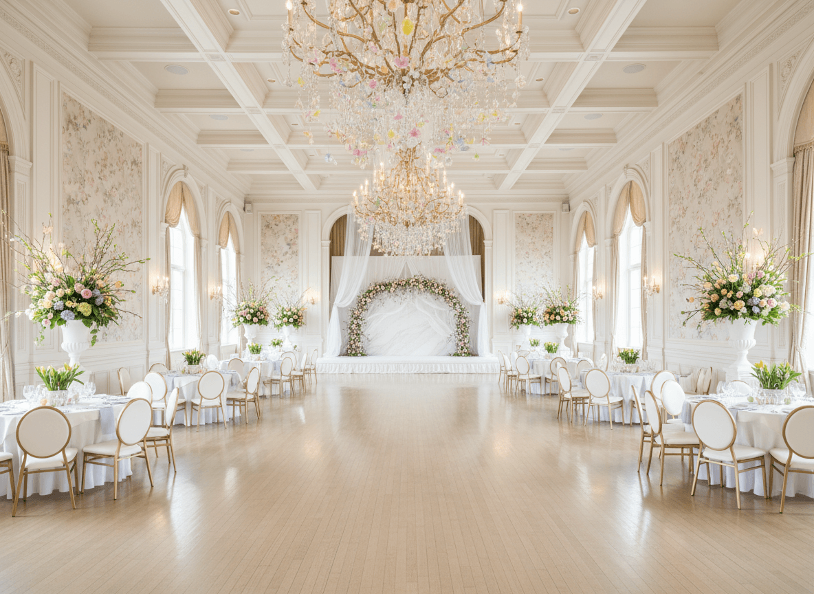 Easter Ballroom interior design - professional easter ballroom with sophisticated decor and premium finishes