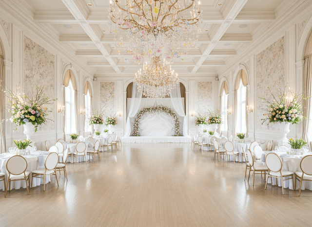 Easter Ballroom interior design - professional easter ballroom with sophisticated decor and premium finishes