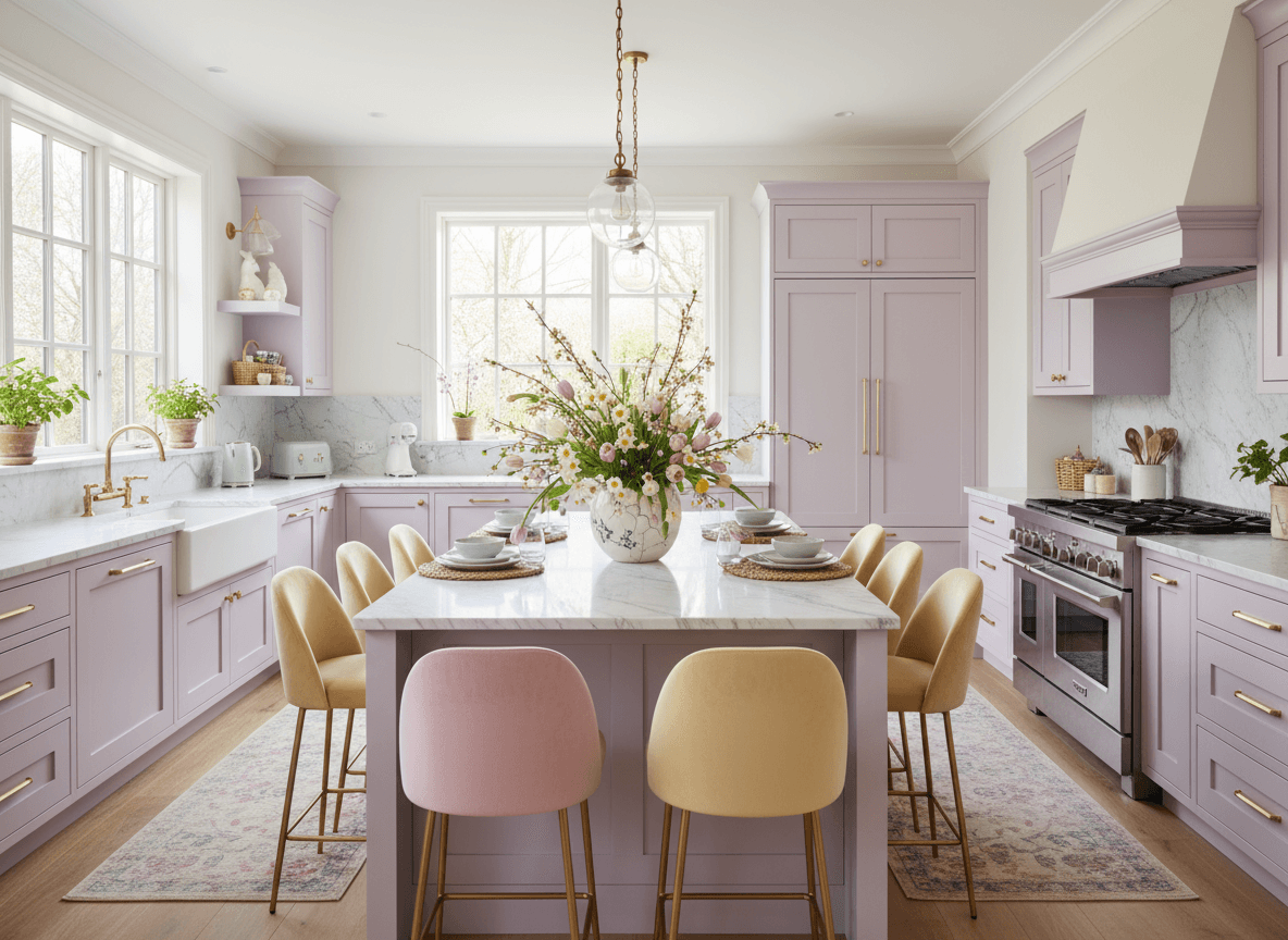 Easter Kitchen interior design - professional easter kitchen with sophisticated decor and premium finishes