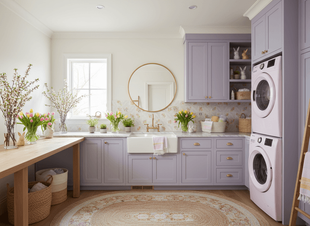 Easter Laundry Room interior design - professional easter laundry room with sophisticated decor and premium finishes