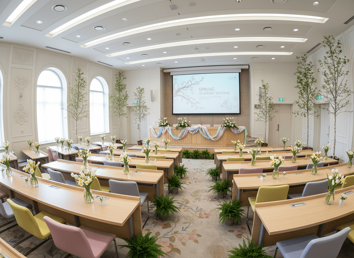 Easter Lecture Hall interior design - professional easter lecture hall with sophisticated decor and premium finishes