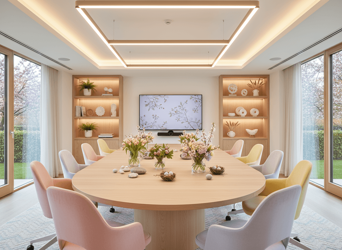 Easter Meeting Room interior design - professional easter meeting room with sophisticated decor and premium finishes