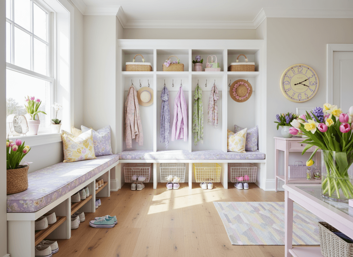 Easter Mudroom interior design - professional easter mudroom with sophisticated decor and premium finishes