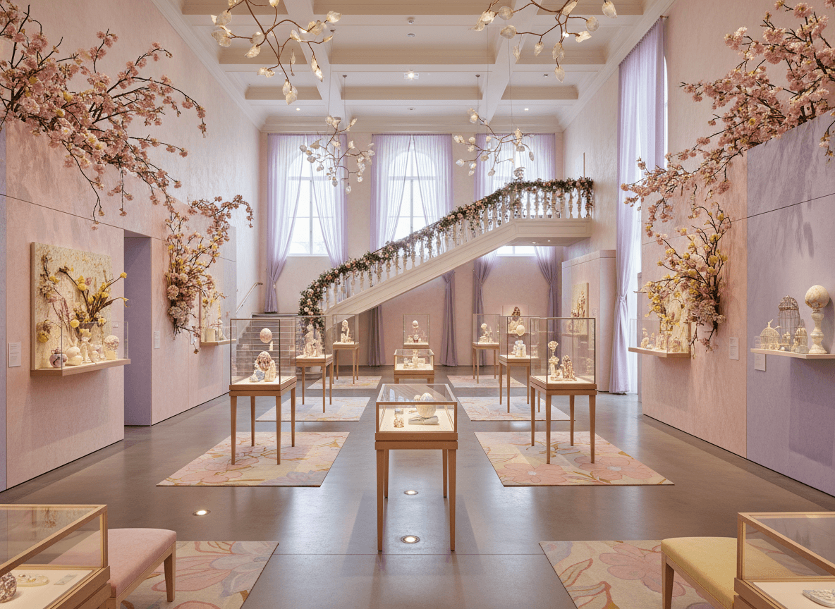 Easter Museum Hall interior design - professional easter museum hall with sophisticated decor and premium finishes