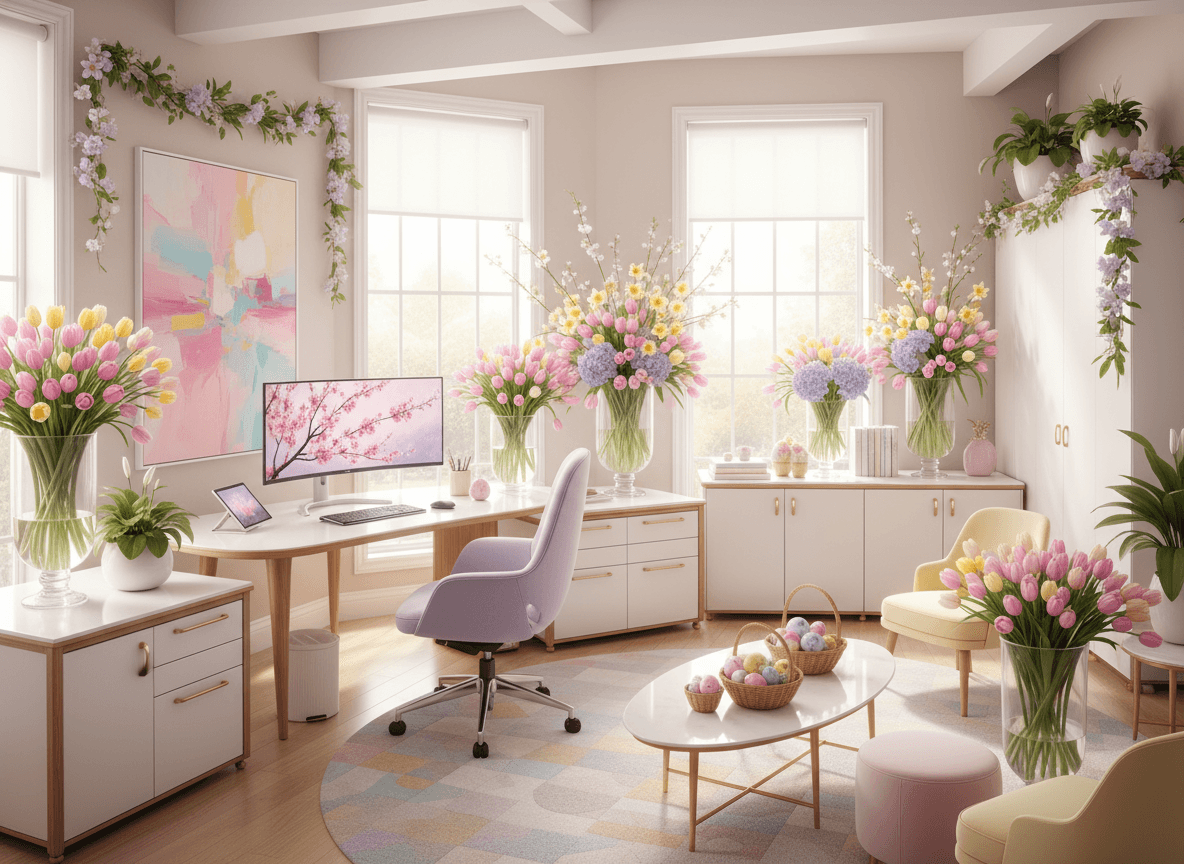 Easter Office interior design - professional easter office with sophisticated decor and premium finishes