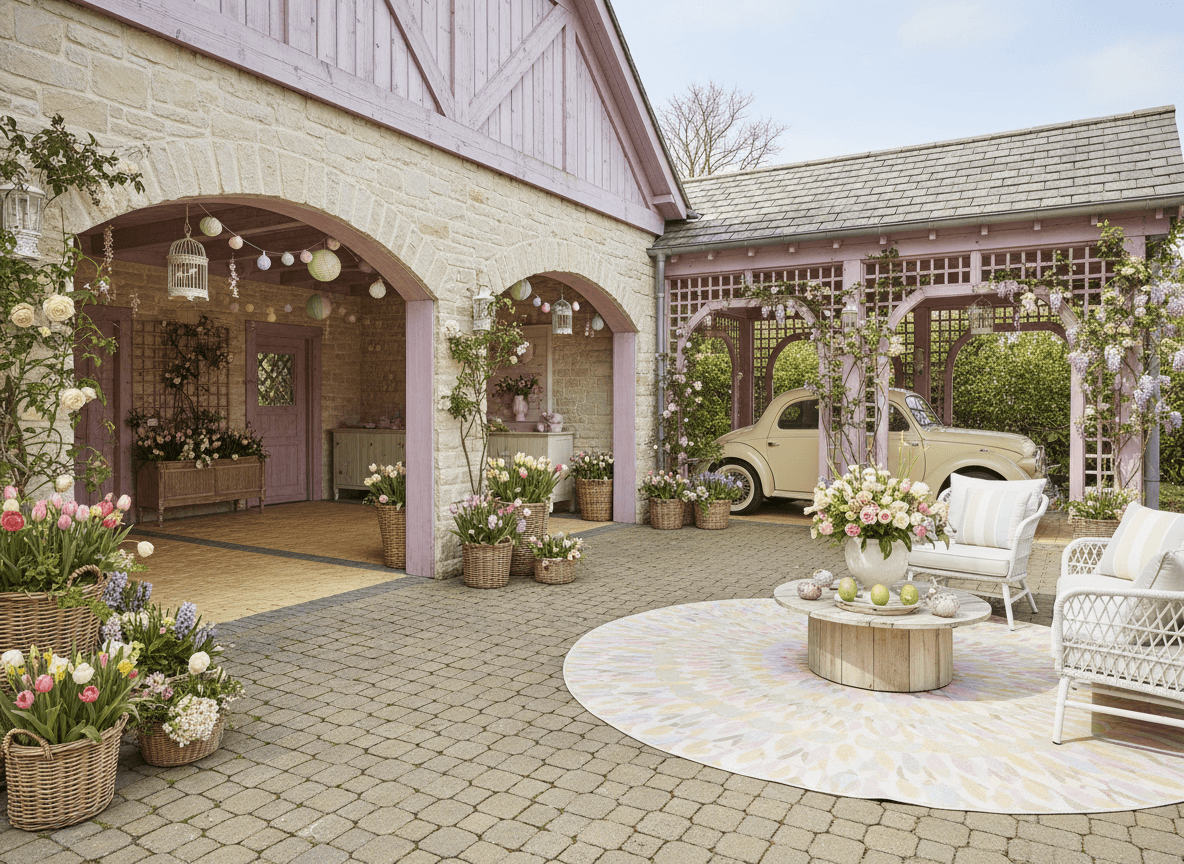 Easter Outdoor Garage interior design - professional easter outdoor garage with sophisticated decor and premium finishes