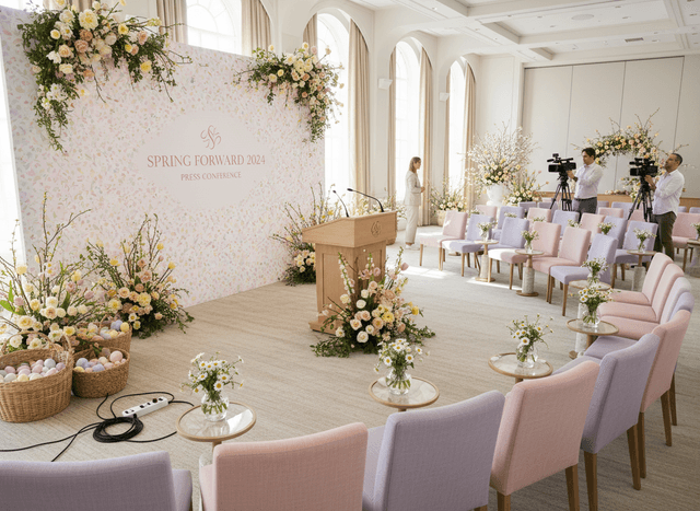 Easter Press Room interior design - professional easter press room with sophisticated decor and premium finishes
