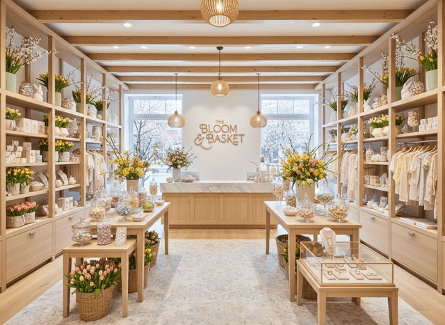 Easter Store interior design - professional easter store with sophisticated decor and premium finishes