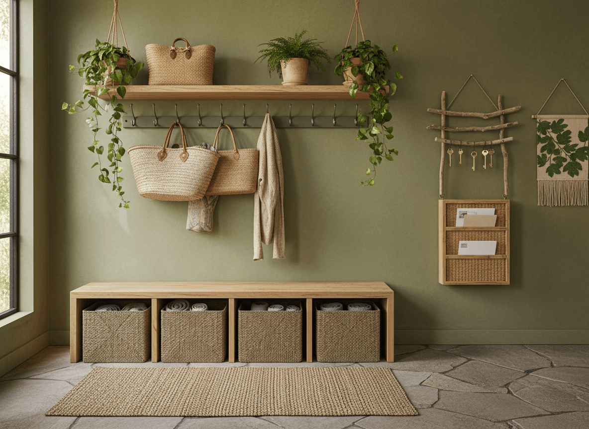 Eco Friendly Drop Zone interior design - professional eco friendly drop zone with sophisticated decor and premium finishes