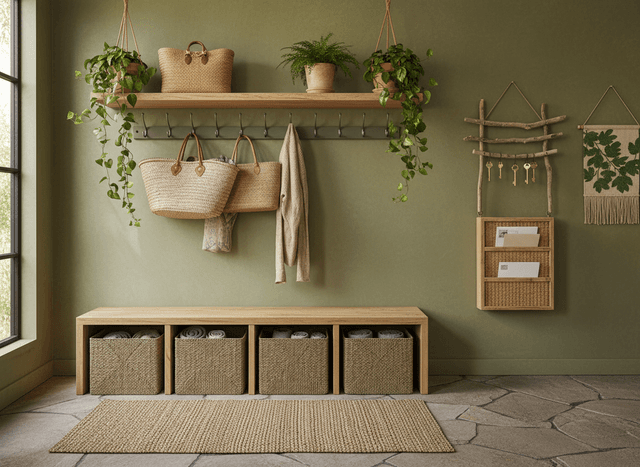 Eco Friendly Drop Zone interior design - professional eco friendly drop zone with sophisticated decor and premium finishes