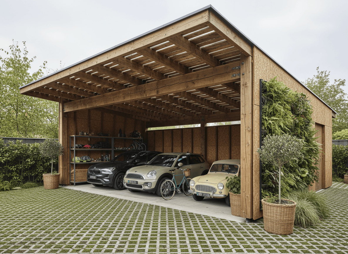 Eco Friendly Outdoor Garage interior design - professional eco friendly outdoor garage with sophisticated decor and premium finishes