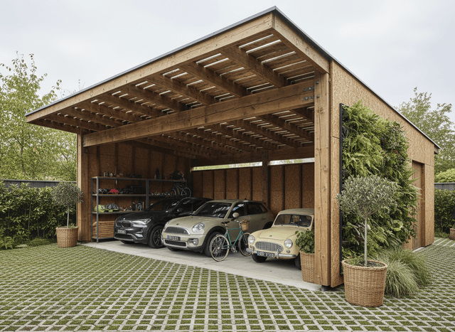 Eco Friendly Outdoor Garage interior design - professional eco friendly outdoor garage with sophisticated decor and premium finishes