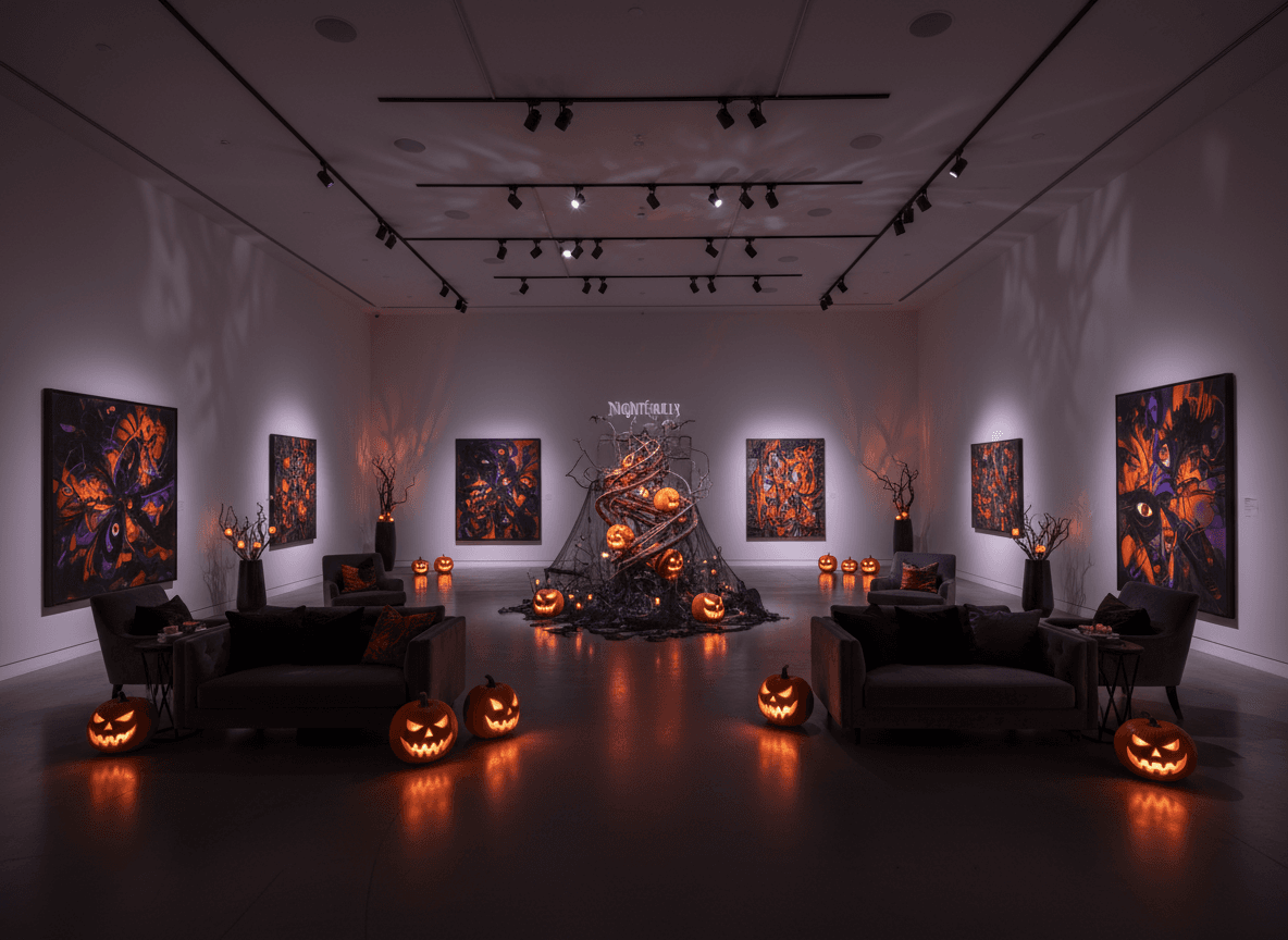 Halloween Gallery interior design - professional halloween gallery with sophisticated decor and premium finishes