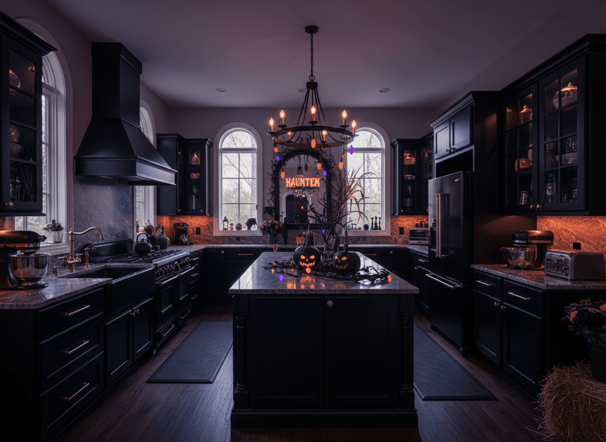 Halloween Kitchen Interior Design Ideas Halloween Kitchen interior design - professional halloween kitchen with sophisticated decor and premium finishes